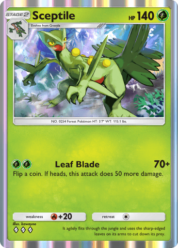 Grovyle Card - Pulsing Aura | Pokemon TCG Pocket (PTCGP)Game8
