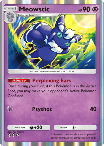 Pokemon TCG Pocket - B3 066 Meowstic