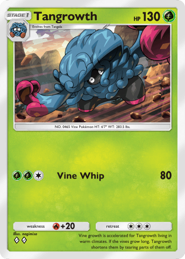 Pokemon TCG Pocket-  Tangrowth(B3 002)