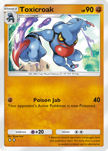 Pokemon TCG Pocket - B3 083 Toxicroak