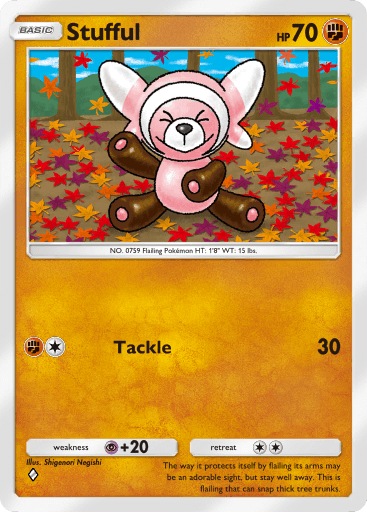 Pokemon TCG Pocket - B3 090 Stufful