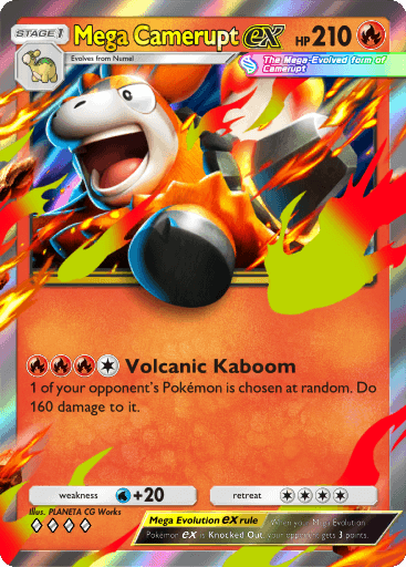 Mega Camerupt ex Card - Pulsing Aura | Pokemon TCG Pocket (PTCGP)Game8