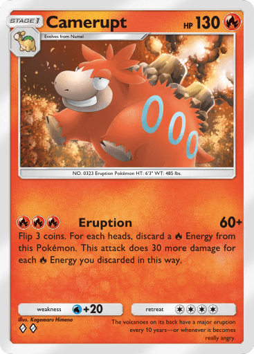 Pokemon TCG Pocket - B3 022 Camerupt