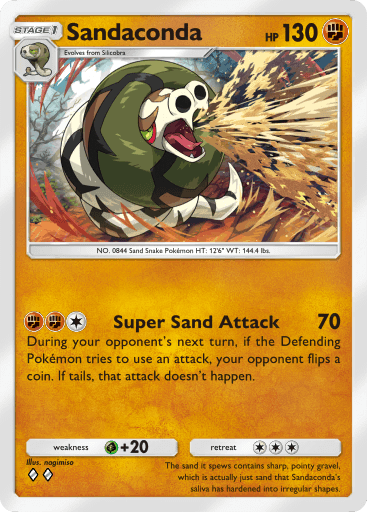 Pokemon TCG Pocket-  Sandaconda(B3 096)