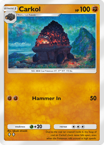 Pokemon TCG Pocket-  Carkol(B3 093)