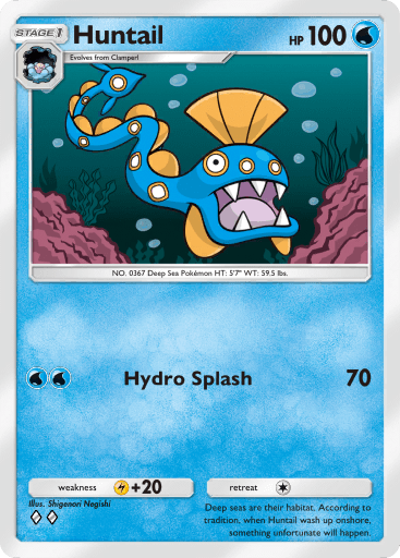 Pokemon TCG Pocket - B3 043 Huntail