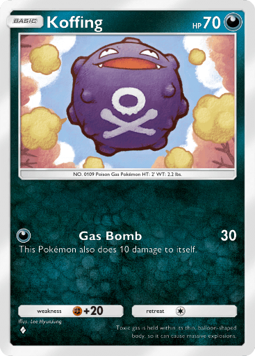 Pokemon TCG Pocket - B3 101 Koffing