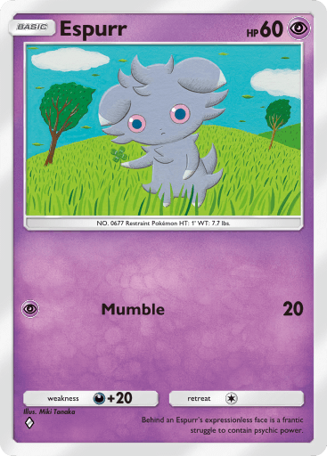 Pokemon TCG Pocket - B3 065 Espurr