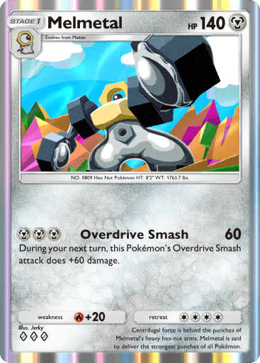Pokemon TCG Pocket-  Melmetal(B3 123)