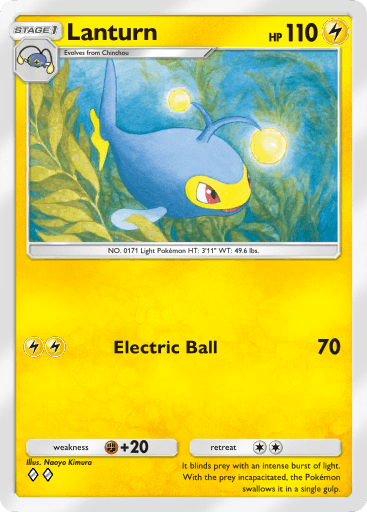 Pokemon TCG Pocket - B3 058 Lanturn