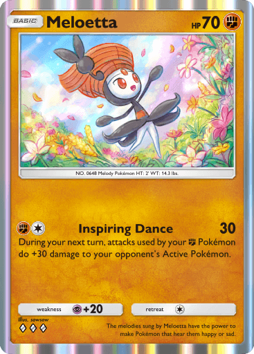 Pokemon TCG Pocket - B3 089 Meloetta
