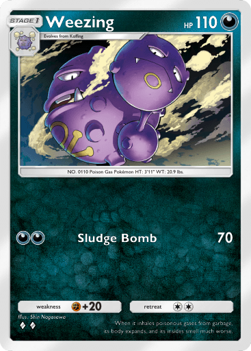 Pokemon TCG Pocket-  Weezing(B3 102)