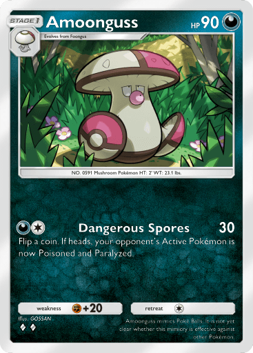 Pokemon TCG Pocket - B3 108 Amoonguss