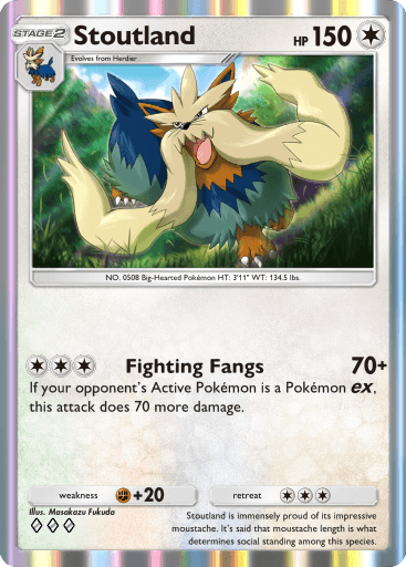 Pokemon TCG Pocket-  Stoutland(B3 139)
