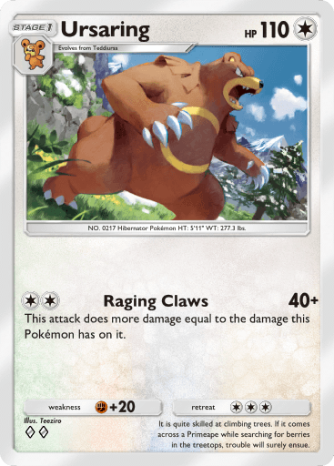 Pokemon TCG Pocket-  Ursaring(B3 132)