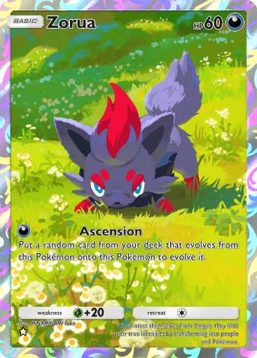Shiny Zorua Card - Mega Shine | Pokemon TCG Pocket (PTCGP)Game8 Shiny Zorua Card - Mega Shine | Pokemon TCG Pocket (PTCGP)Game8