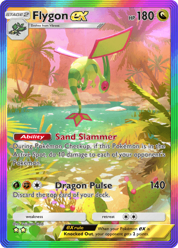 Pokemon TCG Pocket - B3 201 Flygon ex