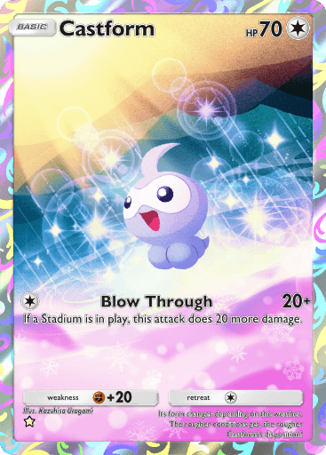 Pokemon TCG Pocket - B3 178 Castform