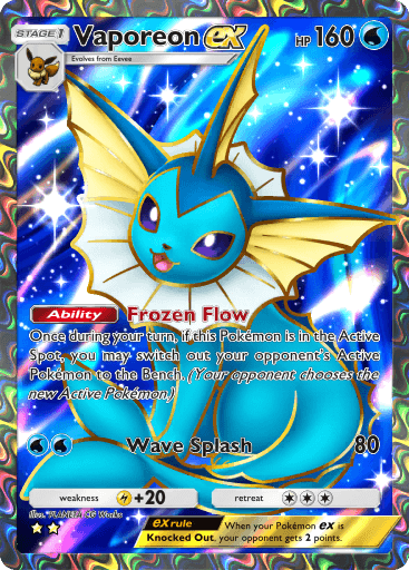 Pokemon TCG Pocket - B3 182 Vaporeon ex