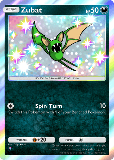 Pokemon TCG Pocket - B3 212 Zubat