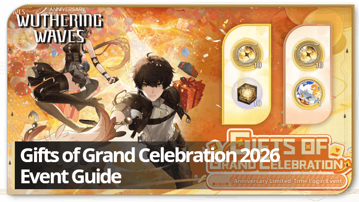 Wuthering Waves - 2026 Gifts of Grand Celebration