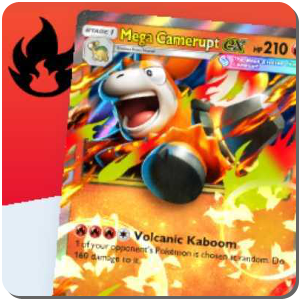 Mega Camerupt ex Solo Battle Icon