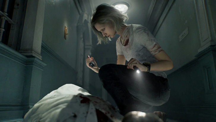 re9 grace injecting dead body
