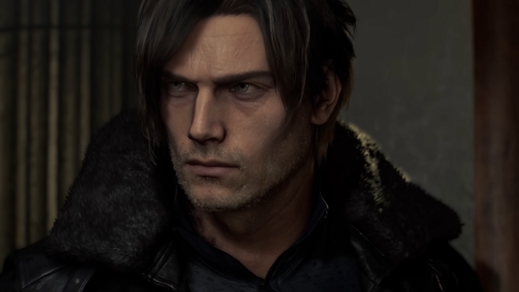 RE9 Leon Close Up shot