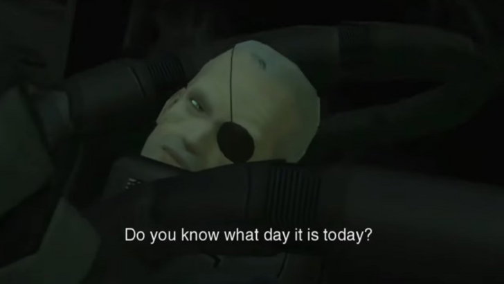metal gear solid 2 what day is it solidus snake
