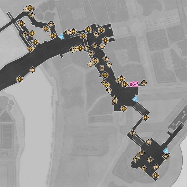 HSR Duomension City F1 East Map