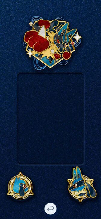 Mega Lucario Backdrop Display Board Backdrop