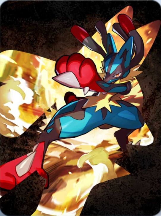 Mega Lucario Cover Binder Cover