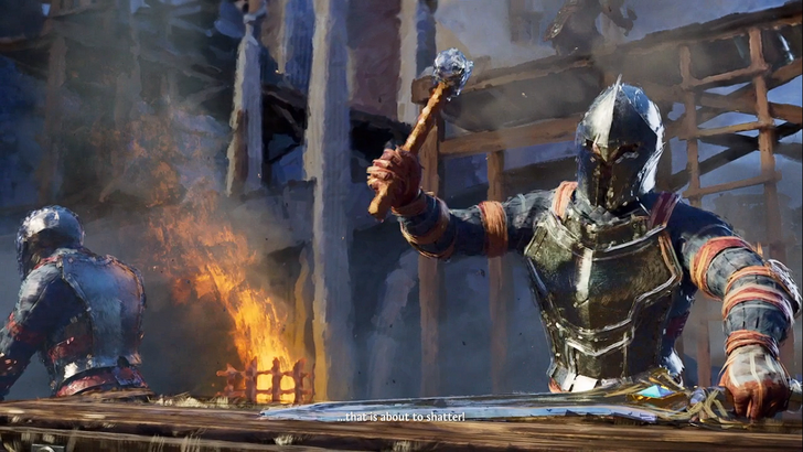 homm oe knight chopping down a tree