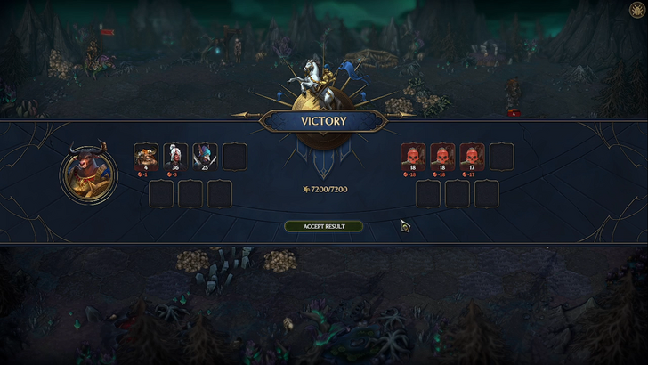 homm oe combat victory screen