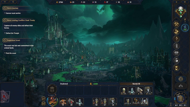 homm oe city management screen undead