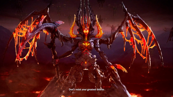 homm oe devil spreading its wings