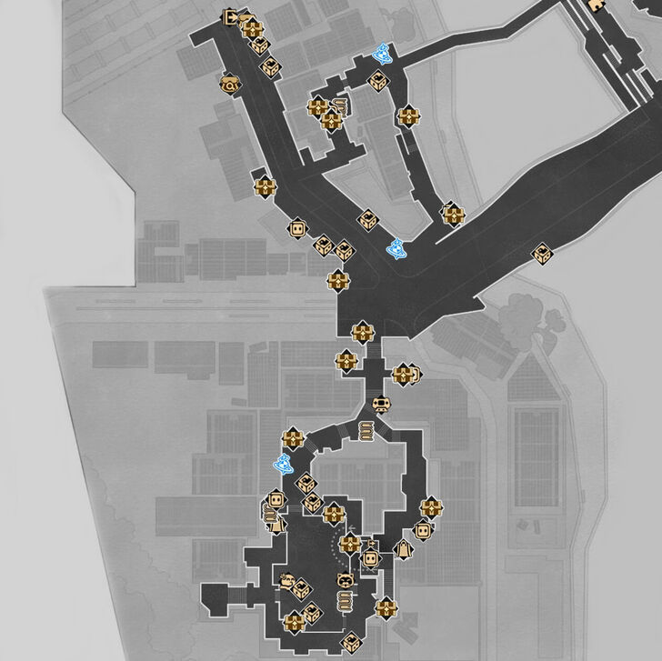 HSR Duomension City F1 West Map