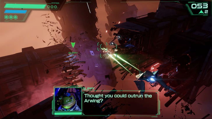 star fox remake gameplay screenshot