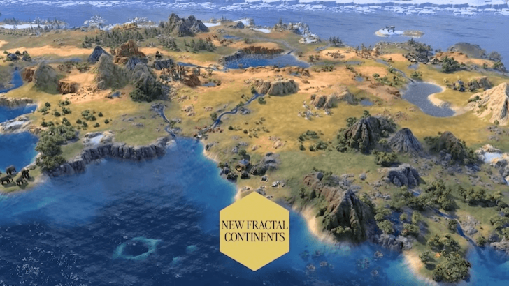 Civ 7 New Fractcal Continent Map