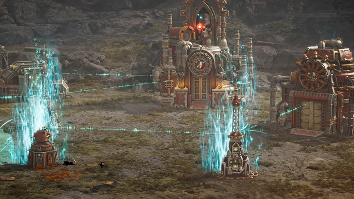 Warhammer 40,000: Dawn of War IV Buildings linking in the Noosphere Network
