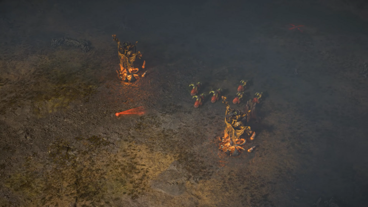 Warhammer 40,000: Dawn of War IV Servo-skull scouting an Ork base