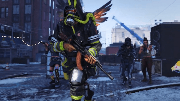 XDefiant characters in an urban setting