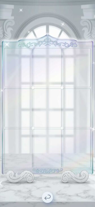 Nine-Card Frame ver. 2 Backdrop Display Board Backdrop