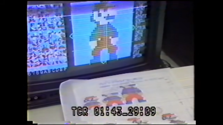 Early Footage of the first Mario Bros development
