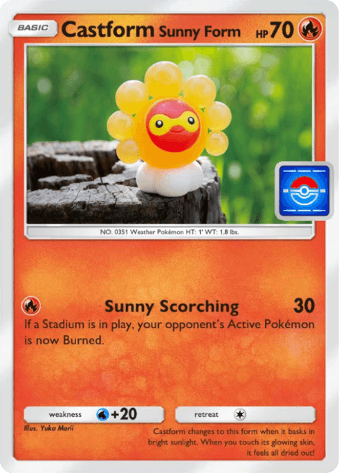 Pokemon TCG Pocket - P-B 057 Castform Sunny Form