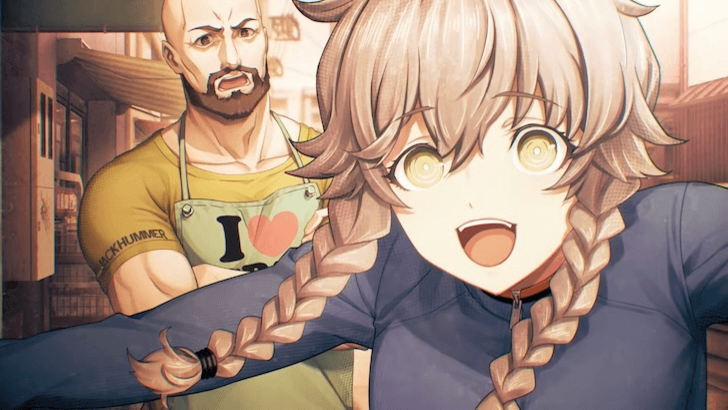 Suzuha Amane smiles beside Yuugo Tennouji