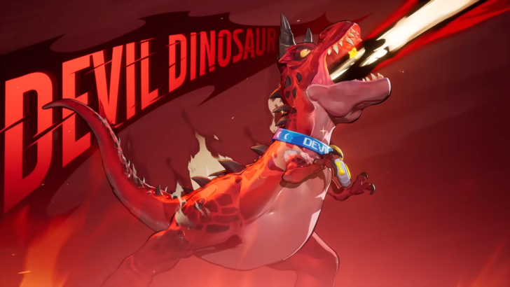 Devil Dino Firing His Lazer