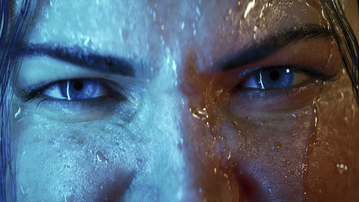 Closeup for woman