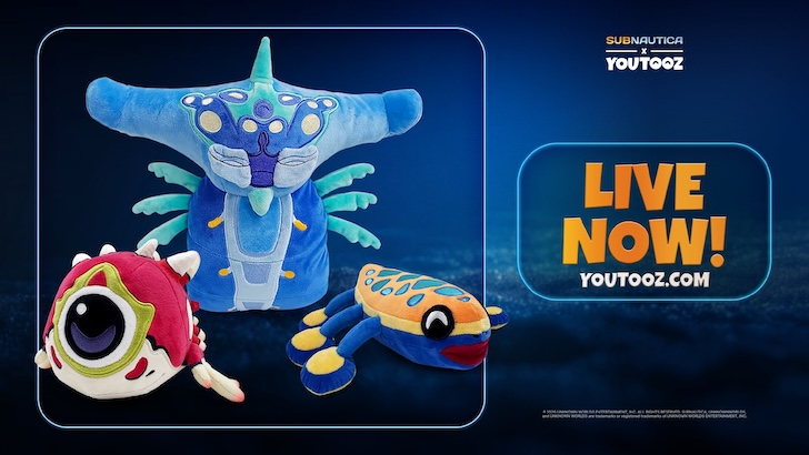 Promotional image for Subnautica x Youtooz plushies