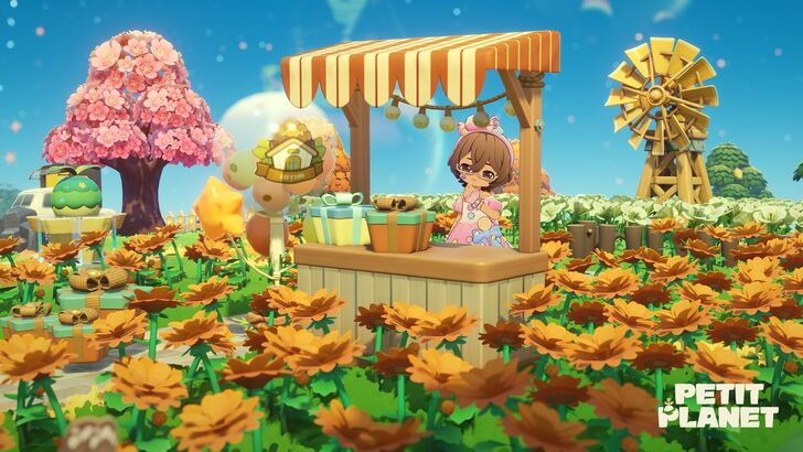 Petit Planet sunflower fields